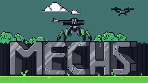 Drawing Pixel Art Mechs - YouTube