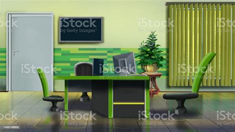 Bank Office Interior Stock Illustration - Download Image Now - Backgrounds, Bank - Financial ...