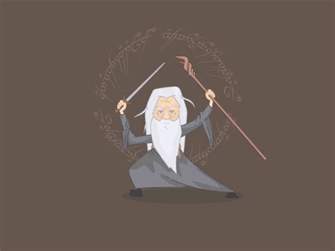 Gandalf The Grey by Habib Rahal on Dribbble