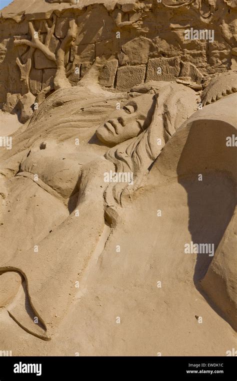 Sand Sculptures at Weston-super-mare Stock Photo - Alamy