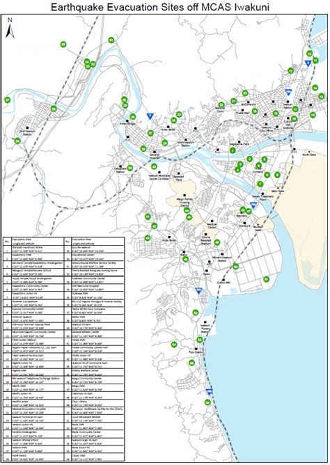 Off-Base Evacuation Sites at MCAS Iwakuni – geocgi