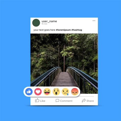 Free Facebook Post Mockup PSD