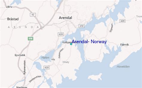 Arendal, Norway Tide Station Location Guide