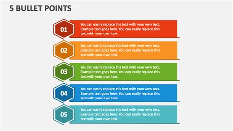 Free 5 Bullet Points PowerPoint Presentation Slides - PPT Template