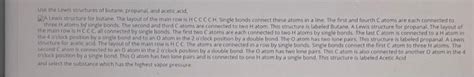 Solved Use the Lewis structures of butane, propanal, and | Chegg.com