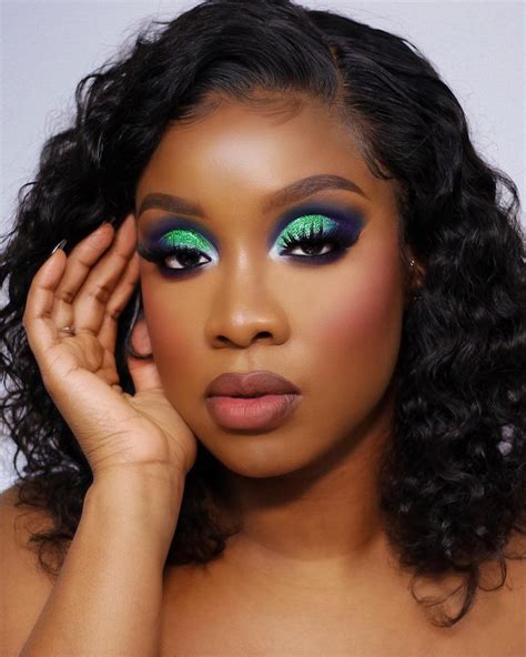 🔘Essie| MUA on Instagram: “Bright colors were made for Melanin💚 . Link in the Bio on how I ...