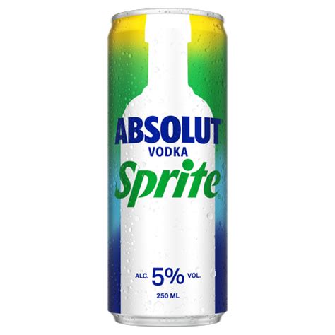 Absolut Vodka and Sprite partner to launch ready-to-drink cocktail | Packaging Scotland