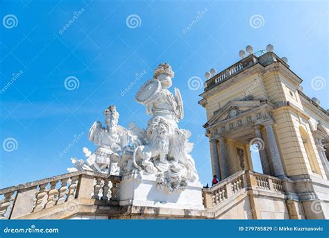 Schonbrunn Habsburg Palace and Gardens in Vienna Capital of Austria ...