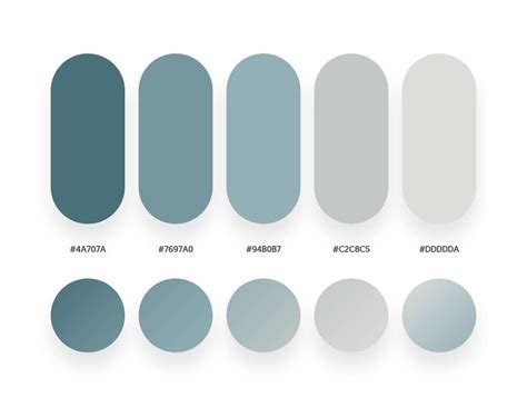 32 Beautiful Color Palettes With Their Corresponding Gradient Palettes | Flat color palette ...