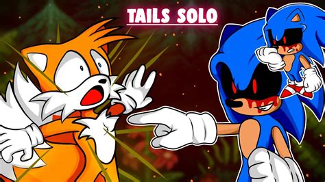 Sonic.exe: The Spirits of Hell Round 2 | Tails Solo Survival and more ...