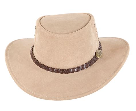 Beige Australian Leather Bush Outback Jacaru Hat Online in Australia ...