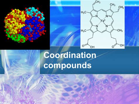 Coordination compounds