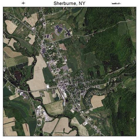 Aerial Photography Map of Sherburne, NY New York