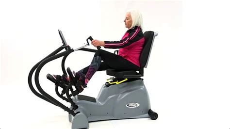 PhysioStep LXT - Recumbent Linear Cross Trainer by HCI Fitness - YouTube