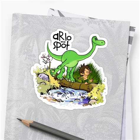 "Arlo and Spot " Sticker by BuckRogers | Redbubble