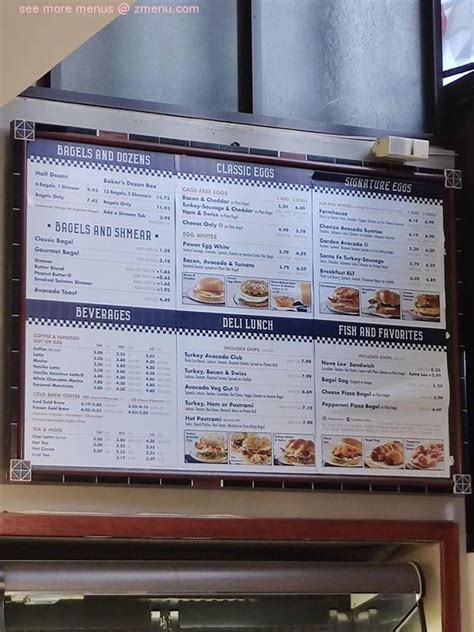 Online Menu of Noahs Bagels Restaurant, San Francisco, California, 94104 - Zmenu