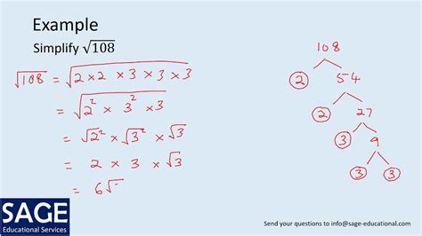 Simplifying Square Roots - YouTube