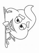 The Emoji Movie Coloring Pages sketch template