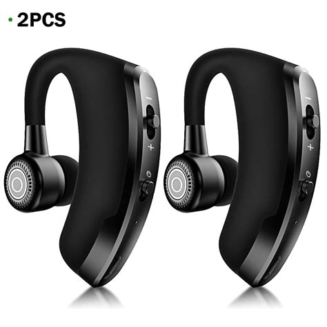 Bluetooth Earpiece for Cell Phone Wireless Headset Noise Cancelling Mic 24Hrs Talking with ...