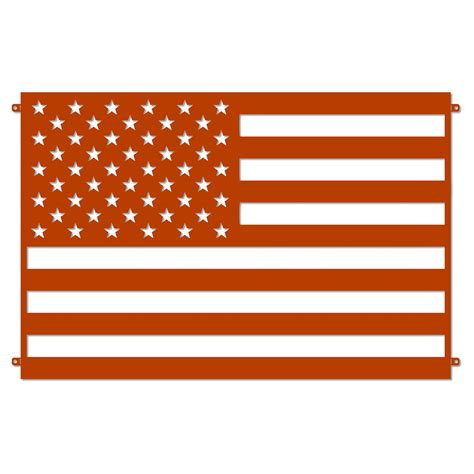 Metal American Flag Wall Sign 13 Colors Patriotic Metal - Etsy