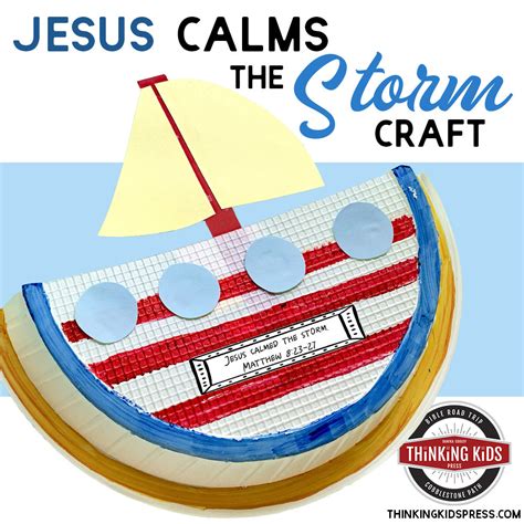 Jesus Calms the Storm Craft – Thinking Kids Press