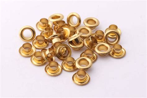 100pcs 8mm Gold Eyelet Grommets Brass Grommets Eyelets Metal - Etsy