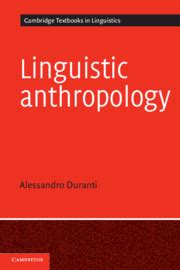 Linguistic anthropology | Sociolinguistics | Cambridge University Press