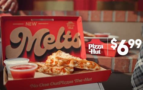 Pizza Hut Melts $6.99 Commercial Song in 2023 | Pizza hut, New pizza, Food