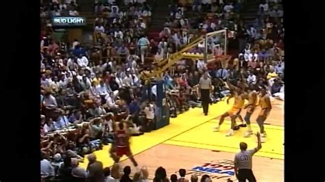 1991 NBA Finals - Chicago vs Los Angeles - Game 5 Best Plays - YouTube