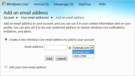 How To Add A New Email To Your Hotmail Account - gHacks Tech News