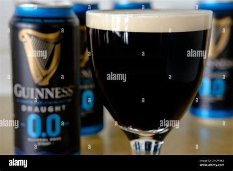 Guinness 0.0 non-alcoholic beer Stock Photo - Alamy