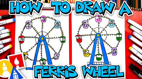 How To Draw A Ferris Wheel - Art For Kids Hub