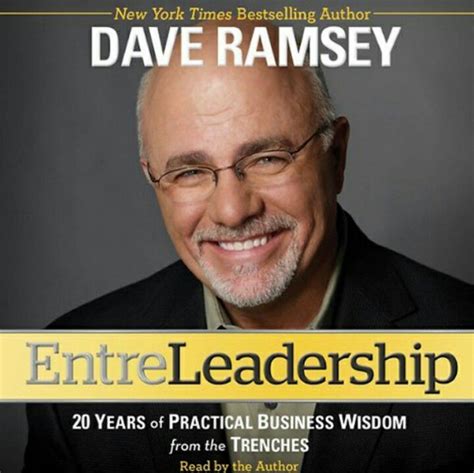 Today's book is EntreLeadership by Dave Ramsey. About 30 minutes in and I am loving where he is ...