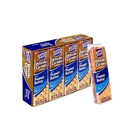 Lance Crackers Lance Whole Grain Peanut Butter Crackers - 1 Box of 8 Individual Packs Reviews 2021