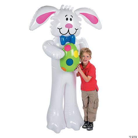 Jumbo Inflatable Easter Bunny | Oriental Trading