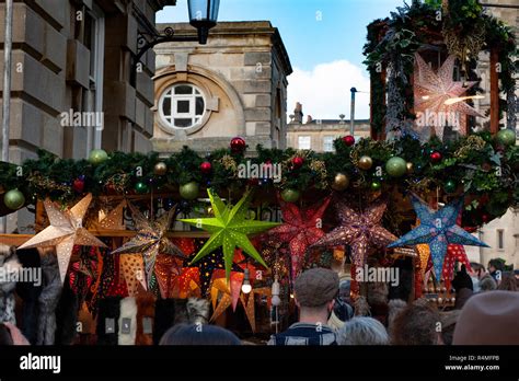 Chalets at Bath Christmas Market, UK. 2018 Stock Photo - Alamy