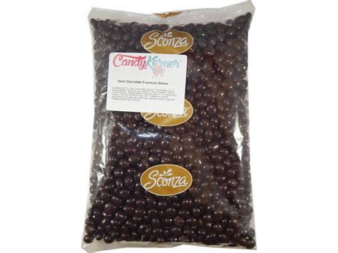 Espresso Beans Covered in Dark Chocolate - Dark Chocolate Covered Espresso Beans 1 Pound ( 16 OZ ...