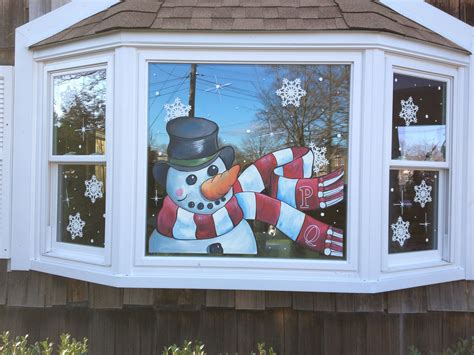 Celebrating the Winter Season! | Christmas window painting, Painted ...