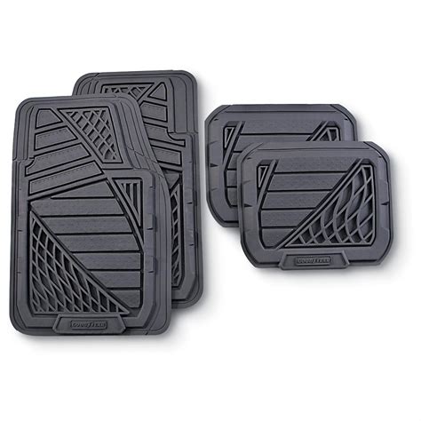 4 - Pc. Goodyear® Heavy - duty Rubber Floor Mats - 129067, Floor Mats ...