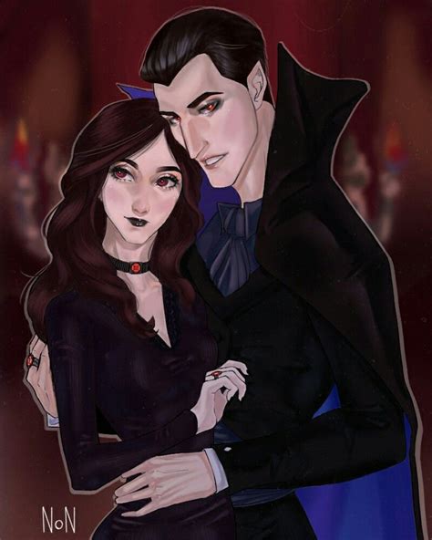 Dracula and Martha the vampire father and mother of Mavis | Отель трансильвания, Замки дисней ...