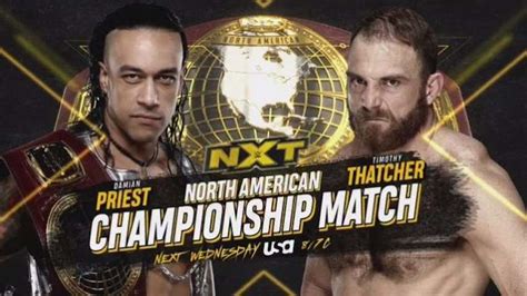 Two Championship Matches announced for next week's episode of WWE NXT ...