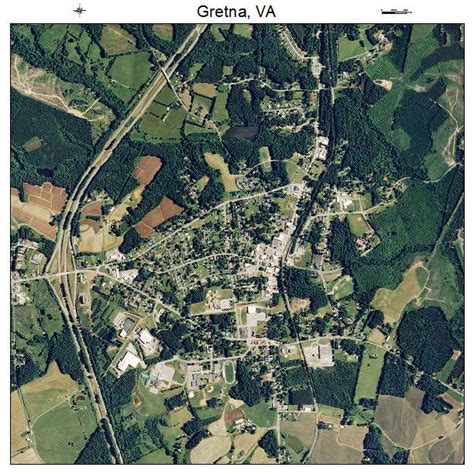 Aerial Photography Map of Gretna, VA Virginia