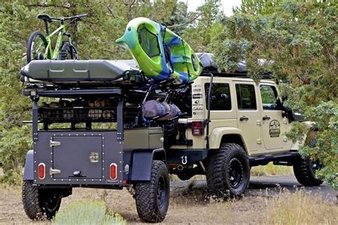 diy hiking gear #Campinggear | Jeep camping, Camping trailer, Adventure trailers