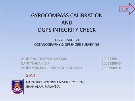 Gyrocompass field calibration edited (download to see full features) | PPT