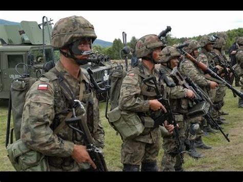 Polish Armed Forces - Infantry and Tank Units in Action. - YouTube