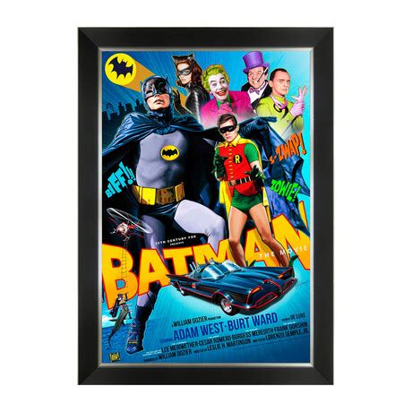 Batman The Movie // Adam West // Burt Ward // Framed Art Print - Autograph Authentic Comic & Sci ...