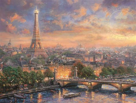 European Themed Paintings | Thomas Kinkade Carmel & Monterey