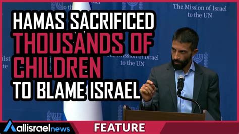 Hamas 'wanted to sacrifice thousands of children so Israel can take the blame,' says Son of ...