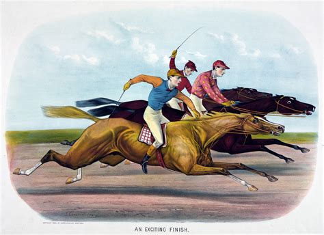 Horse Racing Painting Free Stock Photo - Public Domain Pictures