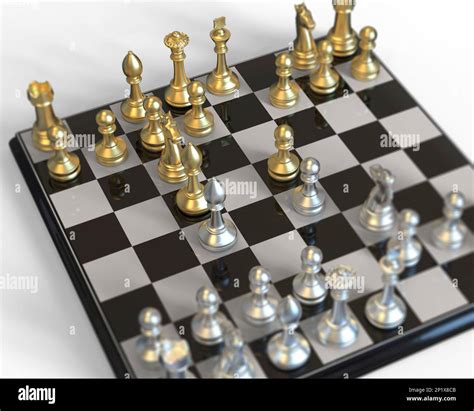 Chess game, illustration Stock Photo - Alamy